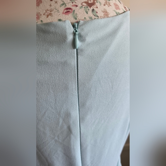 NWT ROZ & ALI dressbarn Light Blue Maxi Dress SIZE 16 - Picture 6 of 10